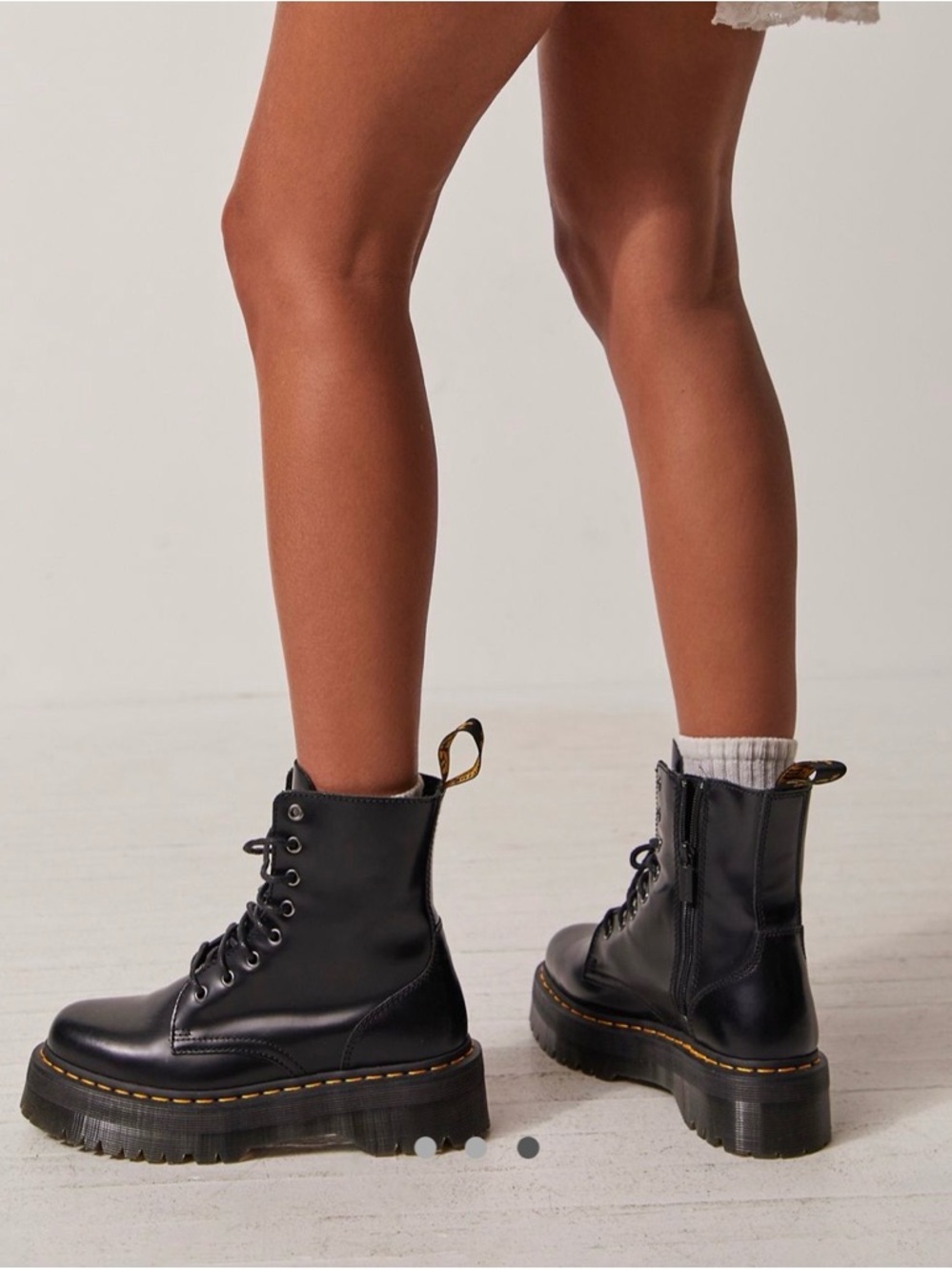Dr. Marten JADON BOOT SMOOTH LEATHER PLATFORMS - Picture 3 of 7